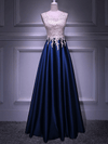 VESTIDO ELEGANTE NEMERA azul escuro