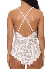 BODYSUIT DE RENDA DELANEY branco