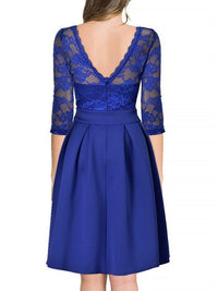 <tc>Vestido Elegante Demita azul</tc>