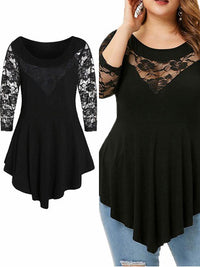 BLUSA PLUS SIZE LIEKE preta