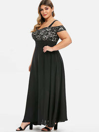 VESTIDO ELEGANTE PLUS SIZE OLIVIA preto