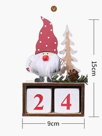 Calendário de Natal em madeira GIMMY