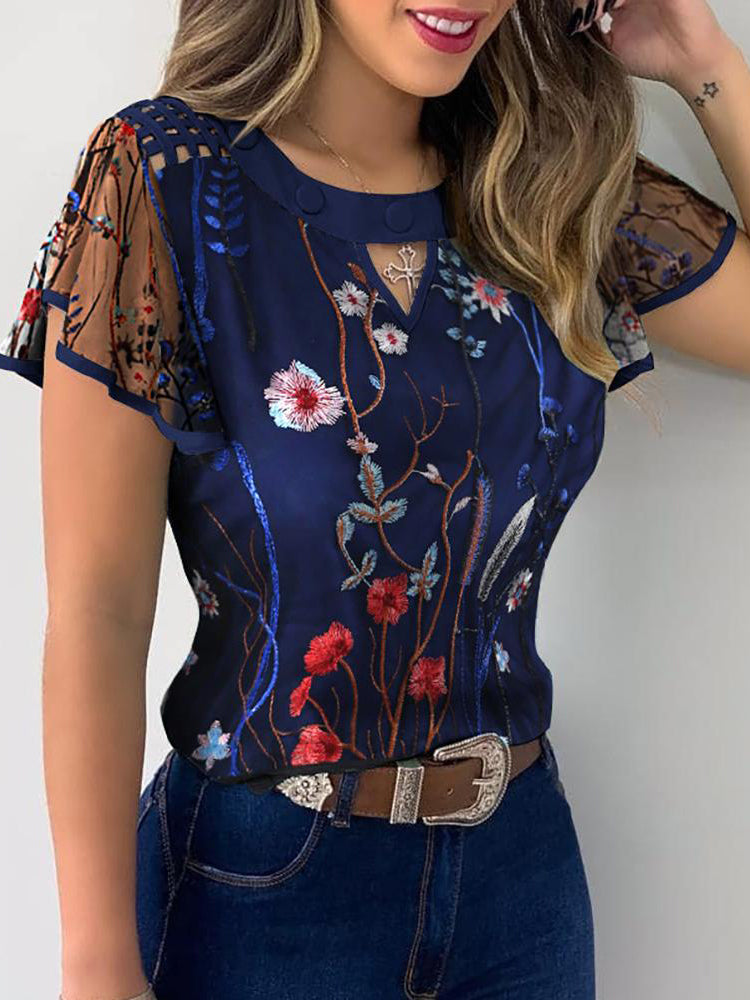 CAMISA YAIZA azul escuro