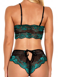 <tc>Conjunto Lingerie Evadne verde</tc>