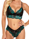 <tc>Conjunto Lingerie Evadne verde</tc>