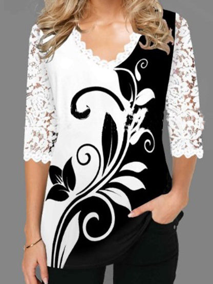 <tc>Camisola Finola branca e preta</tc>