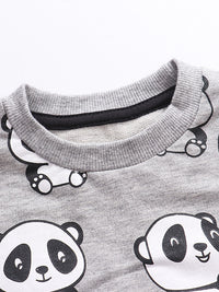 <tc>Sweatshirt Infantil Leire cinzenta</tc>