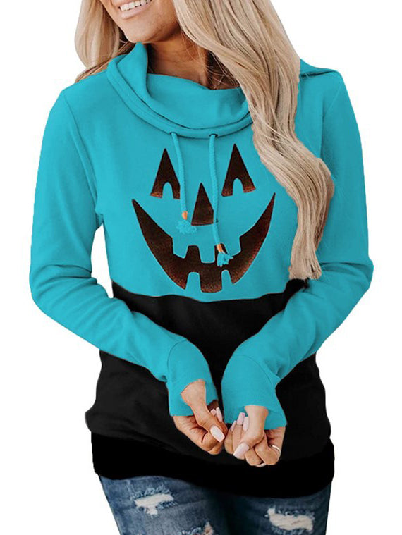 HALLOWEEN HOODY ITCEL azul e preto