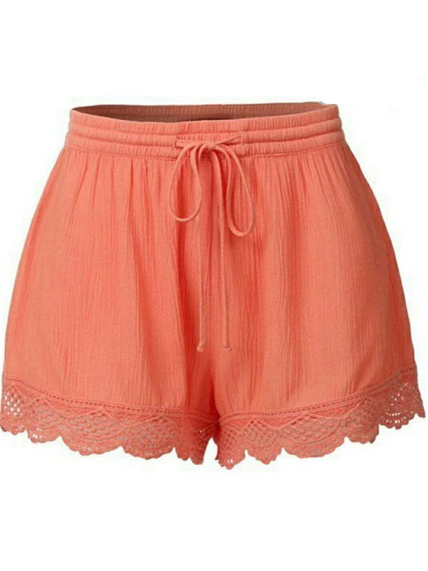 <tc>Conjunto 2 Calções Theresa laranja e bege</tc>