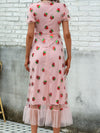 <tc>Vestido Elegante Rubinia rosa</tc>