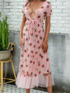 <tc>Vestido Elegante Rubinia rosa</tc>