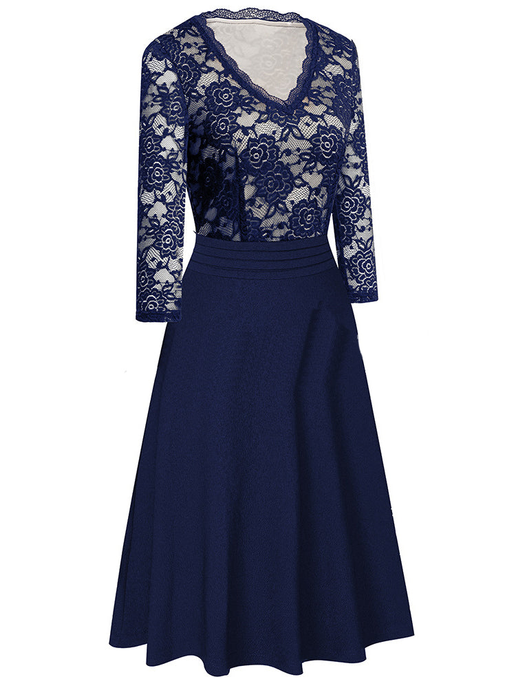 <tc>Vestido Elegante Justah azul</tc>