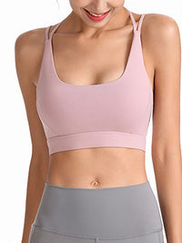 SPORT SEAMLESS BRA CARMINE rosa