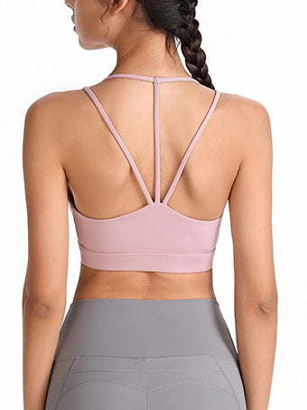 SPORT SEAMLESS BRA CARMINE rosa