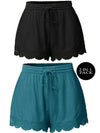 <tc>Conjunto 2 Calções Theresa azul e preto</tc>