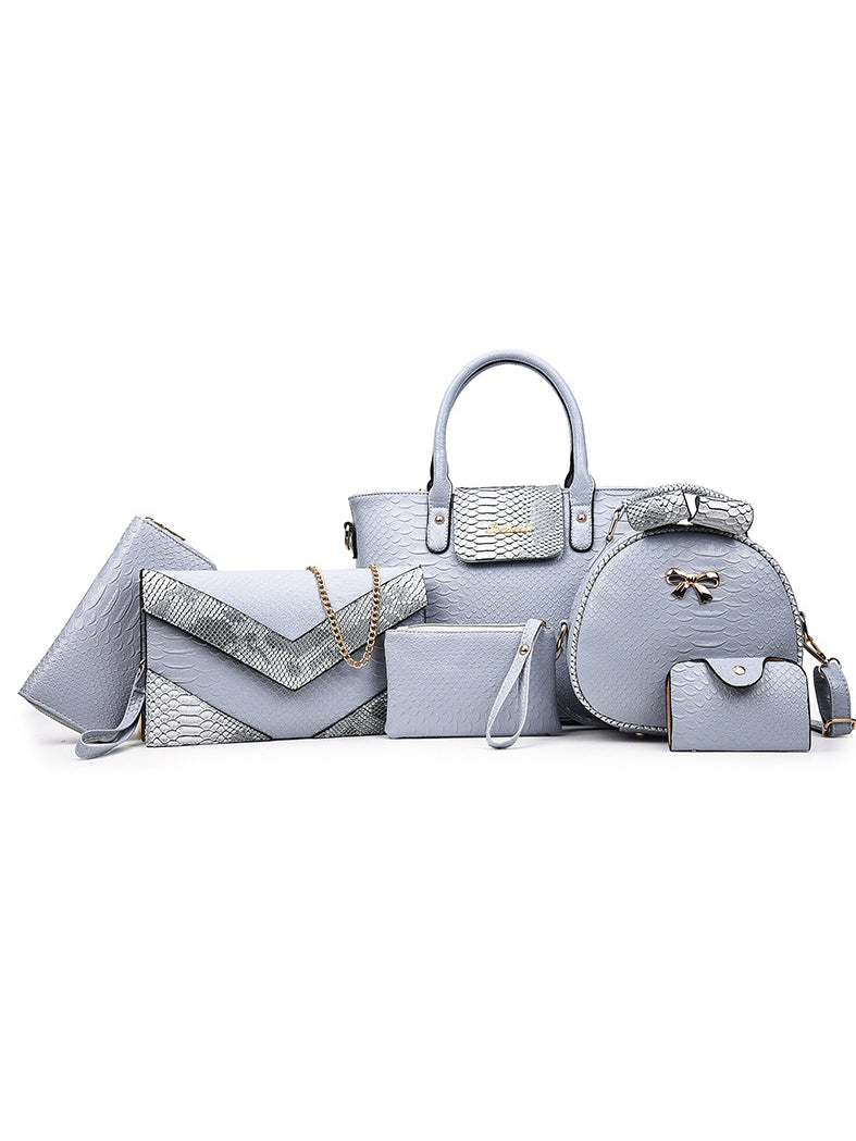 CONJUNTO DE SACOS DE 6 PCS DEIRDRE cinza