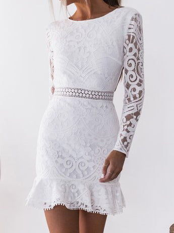 VESTIDO ELEGANTE CESCELIA branco