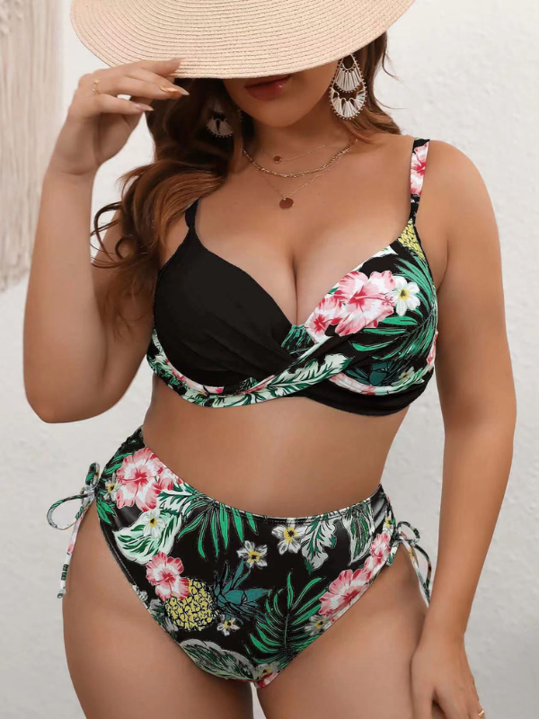 Monokini Kyra Black e Multicolor