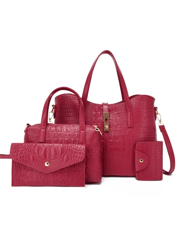 CONJUNTO DE SACOS 4 PCS MARCI vermelho