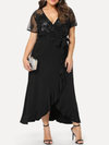 VESTIDO ELEGANTE PLUS SIZE TARRA preto