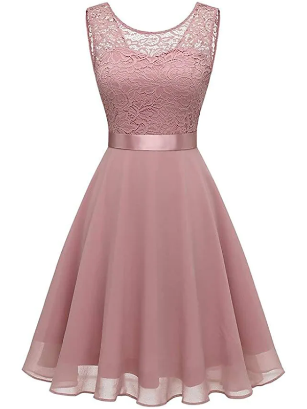 VESTIDO ELEGANTE TARRANICA rosa