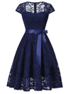 VESTIDO ELEGANTE TARREN azul