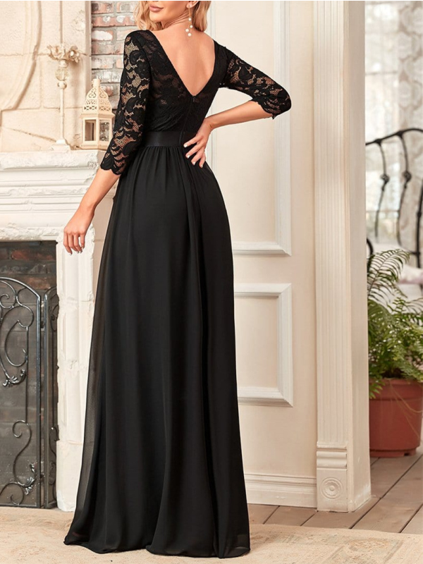 <tc>Vestido Elegante Tinni preto</tc>