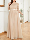 <tc>Vestido Elegante Tinni bege</tc>