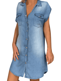 VESTIDO JEANS SANDI azul claro