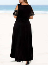 VESTIDO ELEGANTE ADELIANA preto