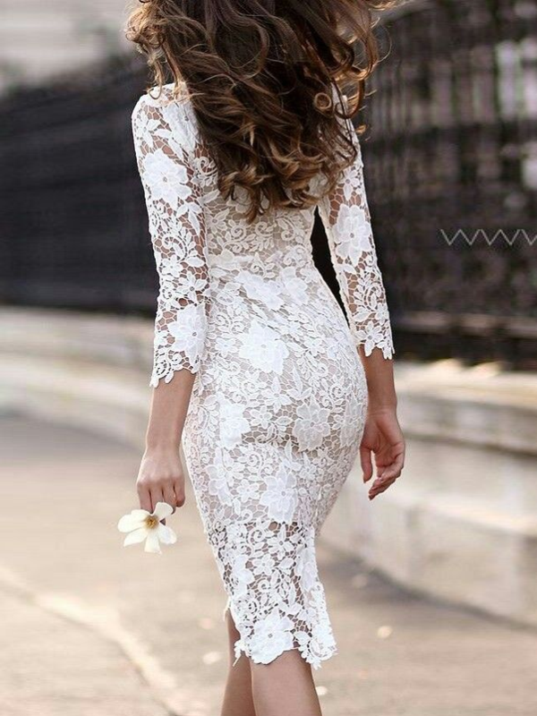 VESTIDO ELEGANTE KAMBER branco