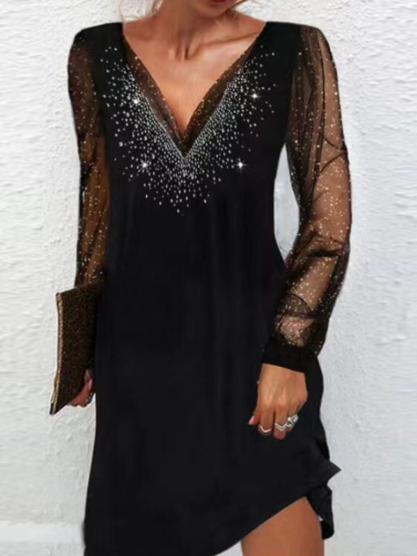 VESTIDO ELEGANTE PERNELL preto