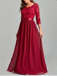 VESTIDO ELEGANTE KEANA vermelho