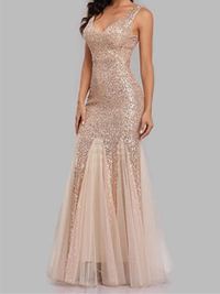 VESTIDO ELEGANTE KEIRAN ouro