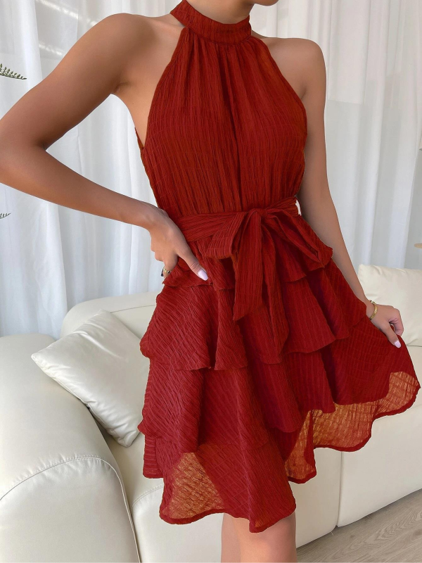 VESTIDO ELEGANTE KELLEN vermelho