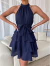 VESTIDO ELEGANTE KELLEN azul