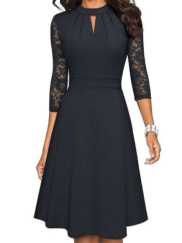 VESTIDO ELEGANTE JOYE preto