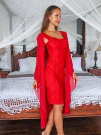 <tc>Vestido Stockard vermelho</tc>