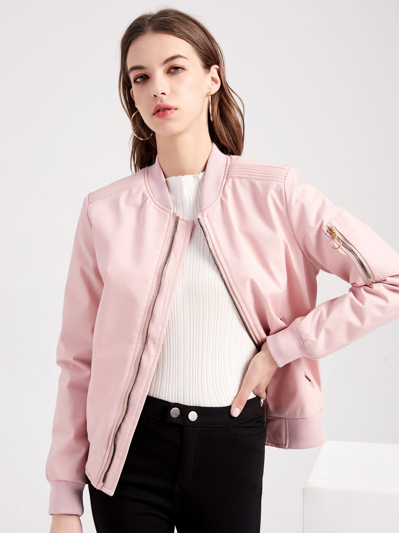 JAQUETA BOMBER LAILY rosa