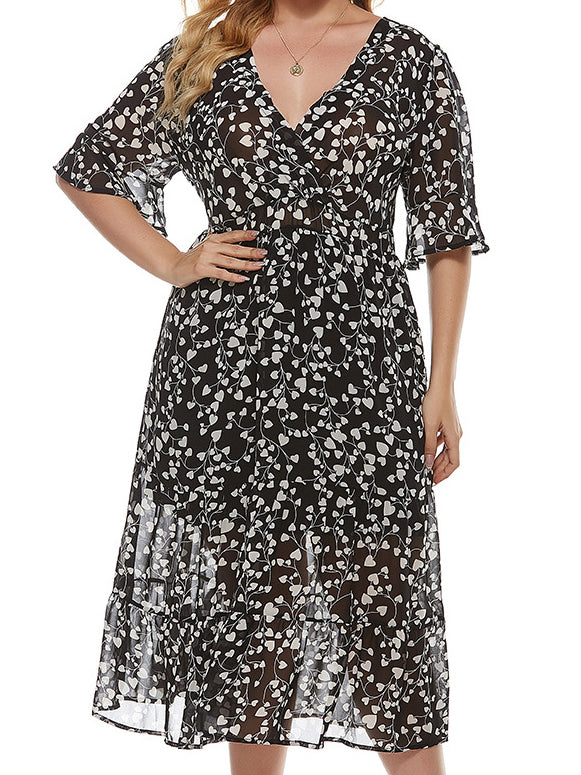 VESTIDO PLUS SIZE GRACINA preto