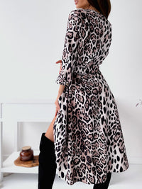 VESTIDO ELEGANTE KAMALIA leopardo