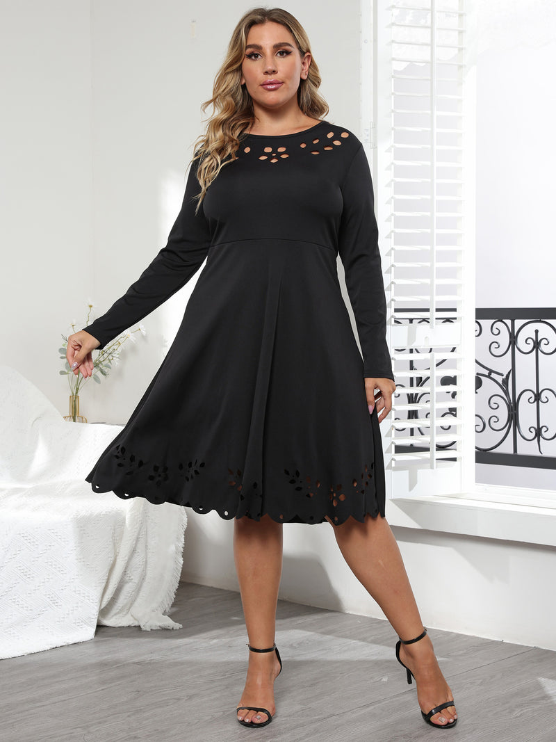 VESTIDO ELEGANTE MALINI preto