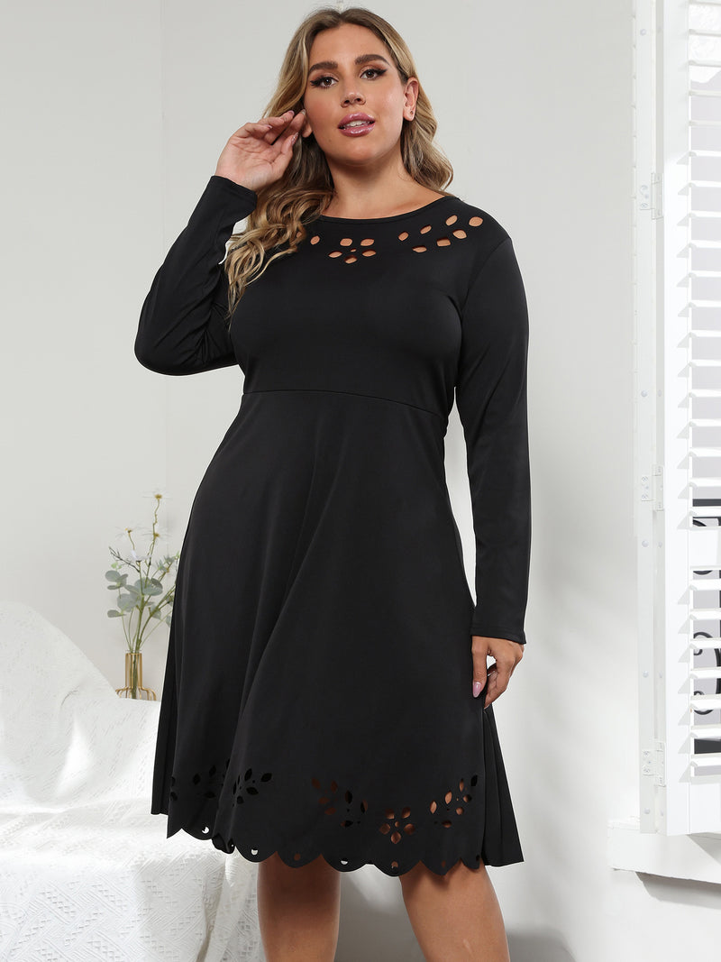 VESTIDO ELEGANTE MALINI preto