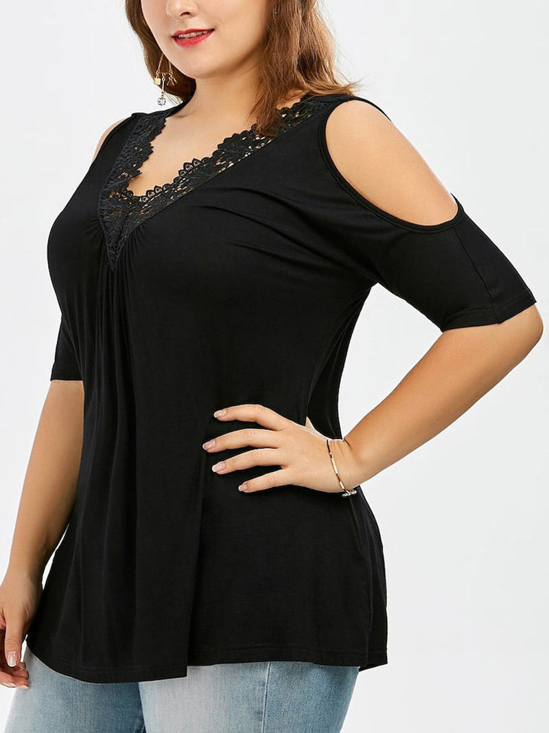 CAMISA PLUS SIZE GUDA preta