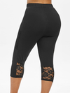 LEGGINGS PLUS SIZE CAPRI RANILA preta