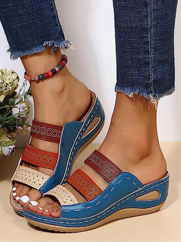 <tc>Sandalias Tiana multicoloridas</tc>