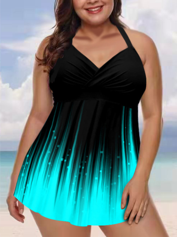 TANKINI EDITTA preto e azul