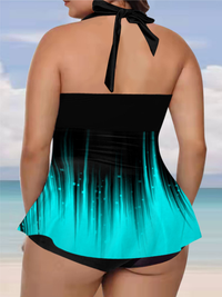 TANKINI EDITTA preto e azul