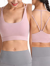 SPORT SEAMLESS BRA CARMINE rosa